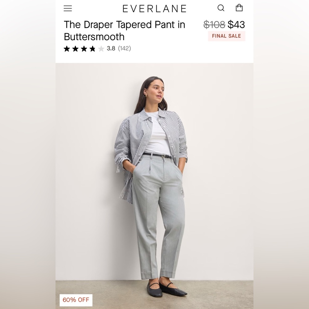 Everlane Draper Tapered Pant